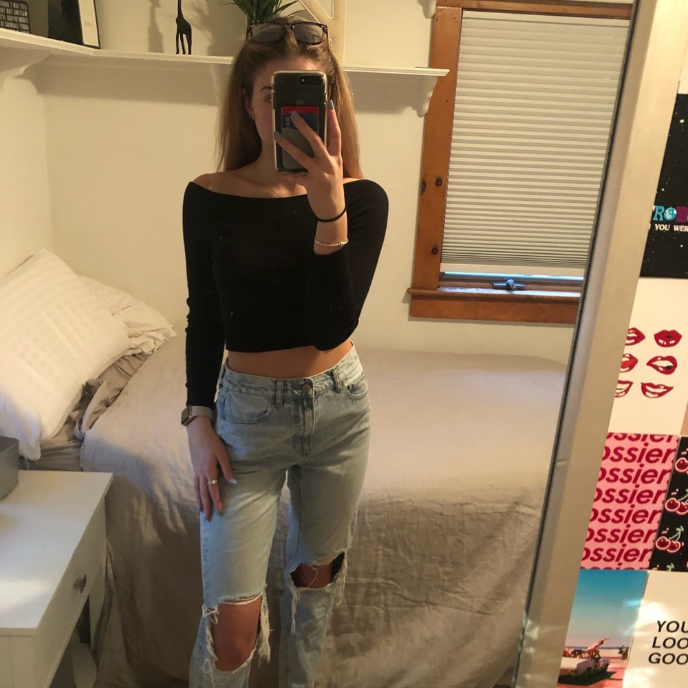 brandy melville black top